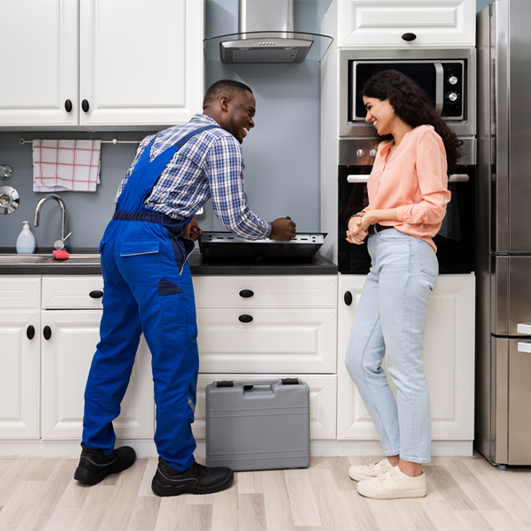 can you provide an estimate for cooktop repair before beginning any work in Arden NY